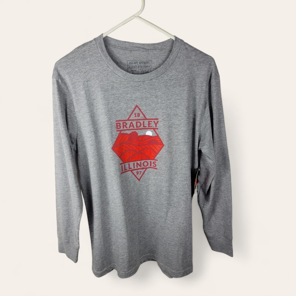 Bradley Illinois long sleeve youth large nwt